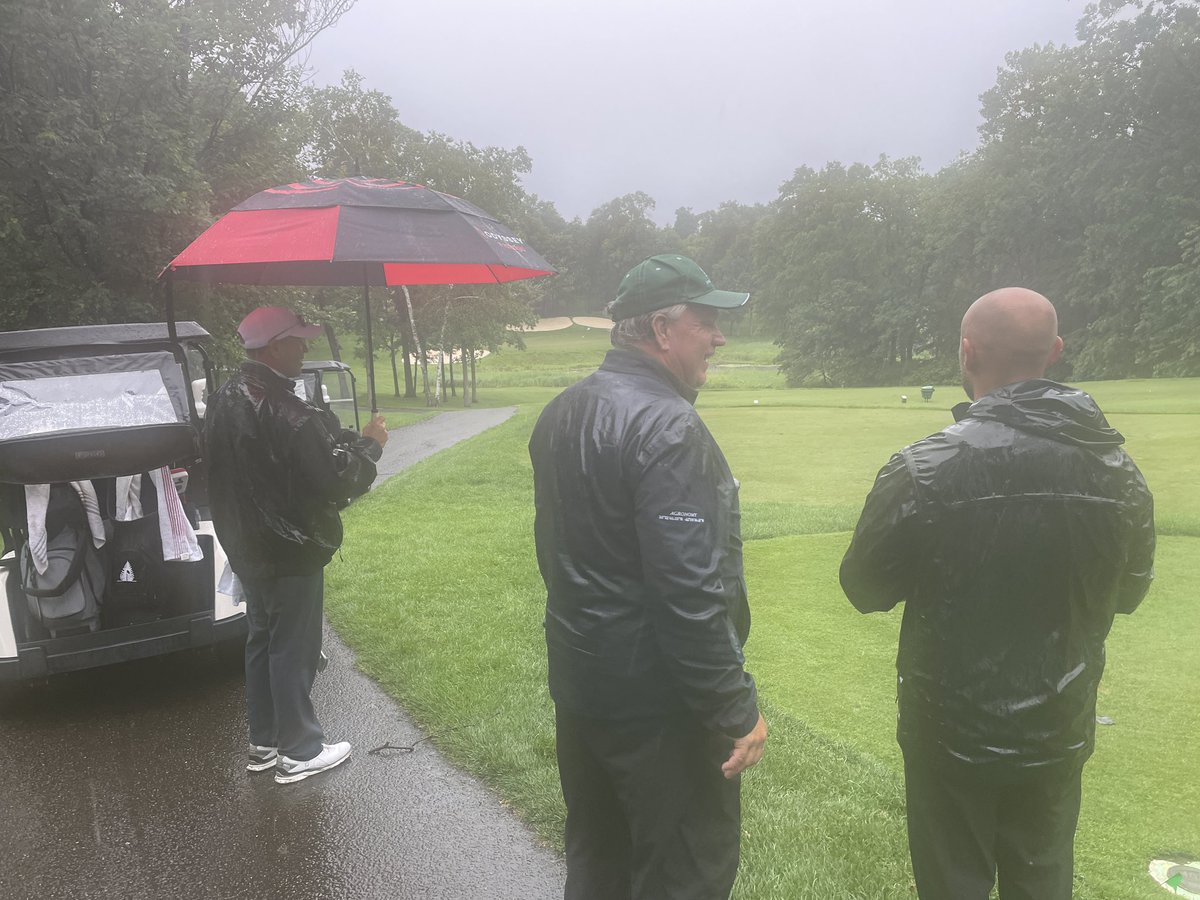 MnGCSA's tweet image. Our 3rd summer golf event, our 3rd rainy day. It didn’t stop us from enjoying The Classic @maddensresort today! A great course, even in the rain! Thank you to everyone for playing through the rain, as many holes as you could.