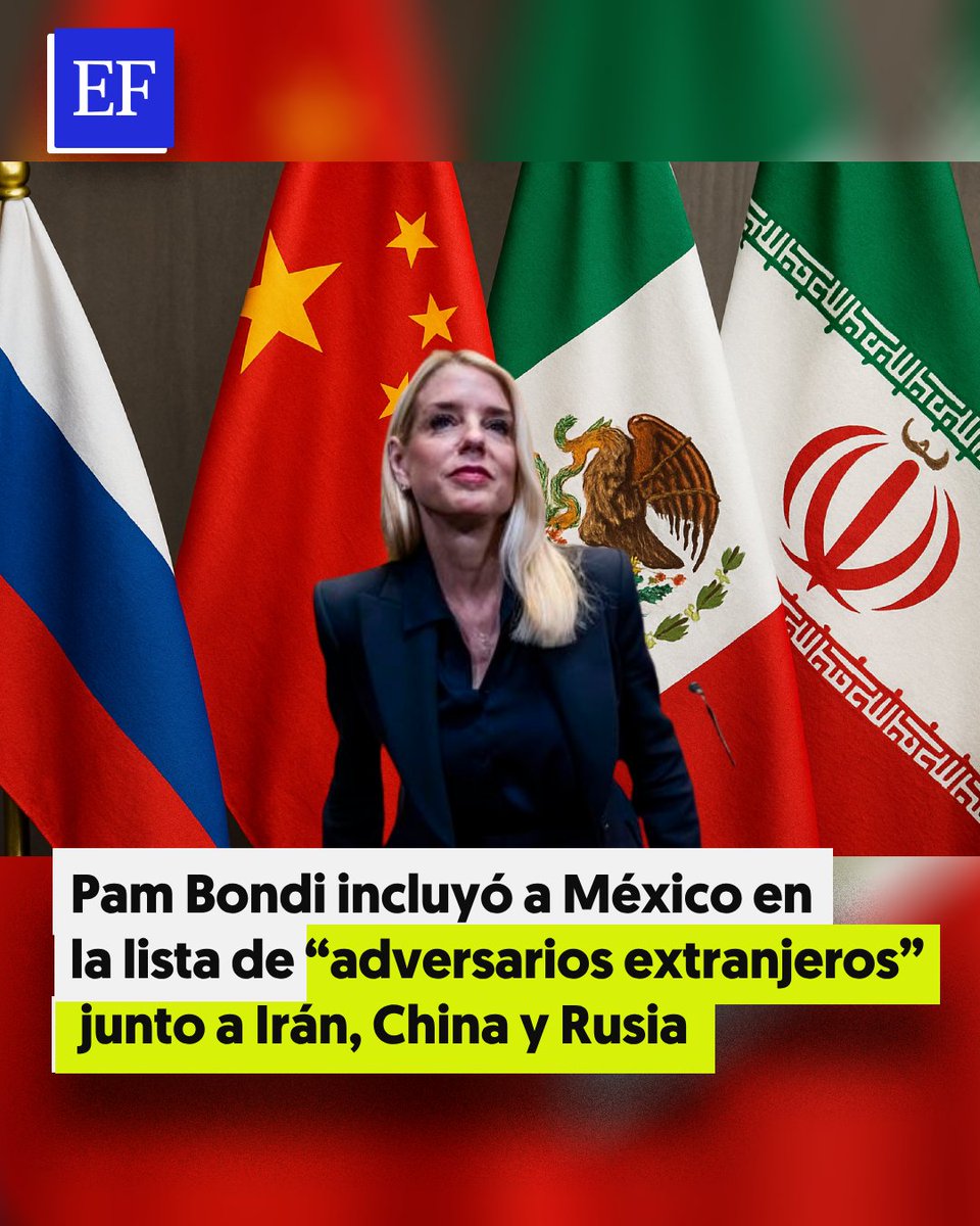 ElFinanciero_Mx's tweet photo. La fiscal general de EU incluye a México entre los "adversarios extranjeros": “No nos van a intimidar, haremos todo lo necesario para mantener a Estados Unidos seguro”, declaró durante una sesión en el Senado https://t.co/f1tTt9h4tr https://t.co/EnIgi2CWUb