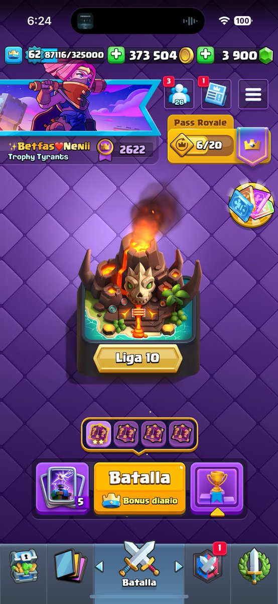 El que adivine cuantas medallas llegó hoy o top le doy  mi link de amistad permanente y un pass Royale diamante suerte solo ❤️ y participan y un comentario diciendo el top