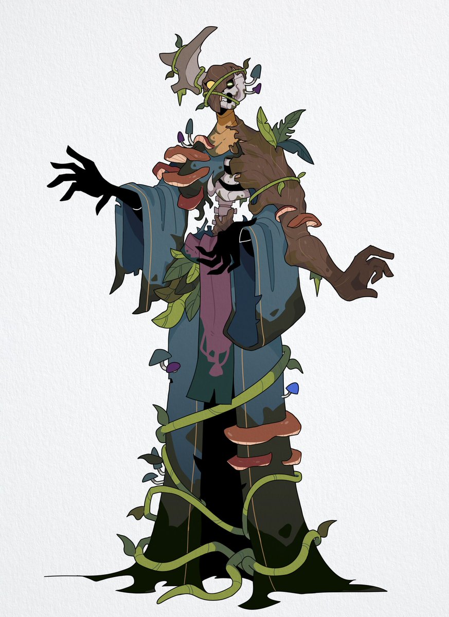 design comm for a nature and rot mage