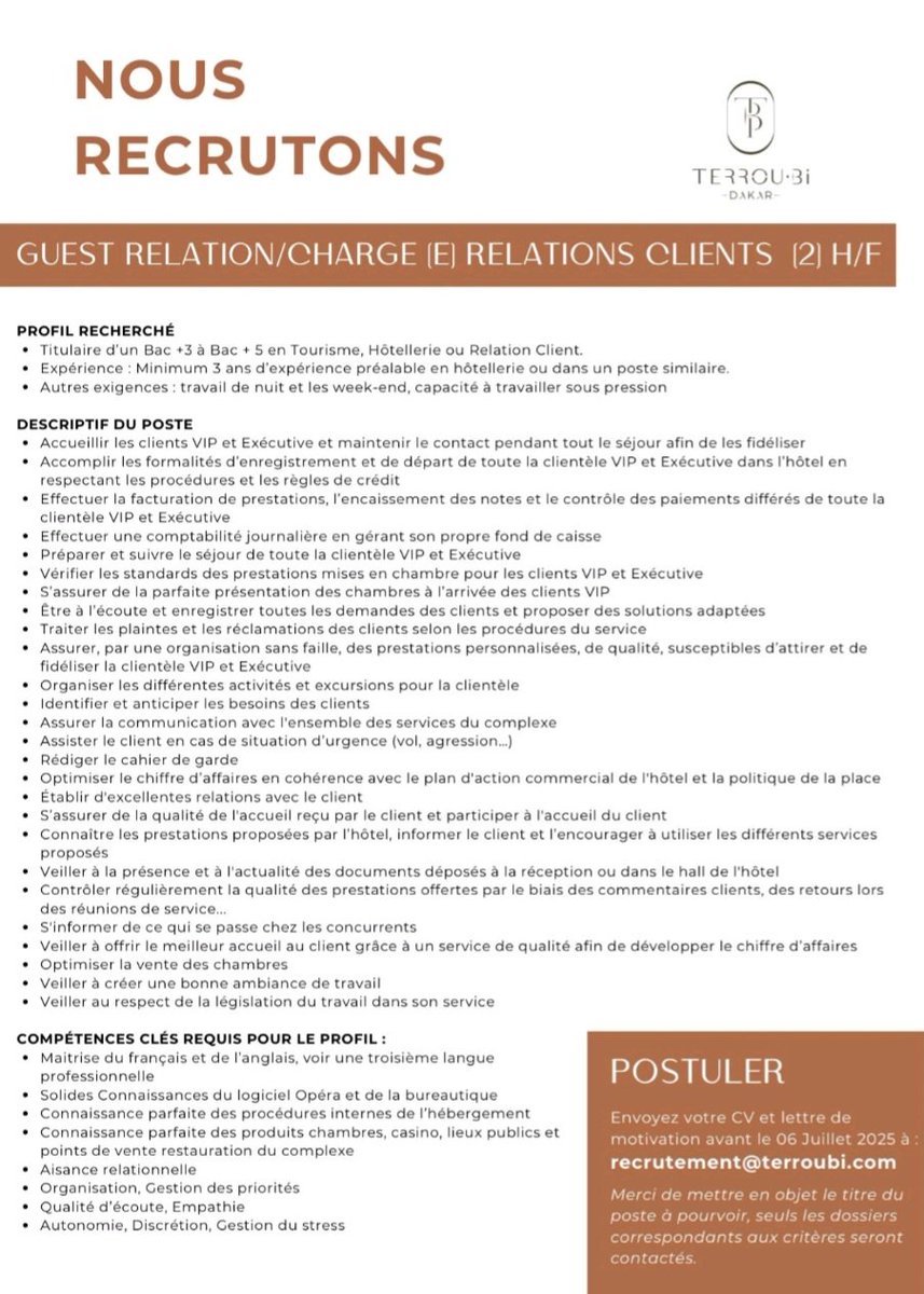 Salam Fam
Terrrou bi
 #afterpro #recrutement