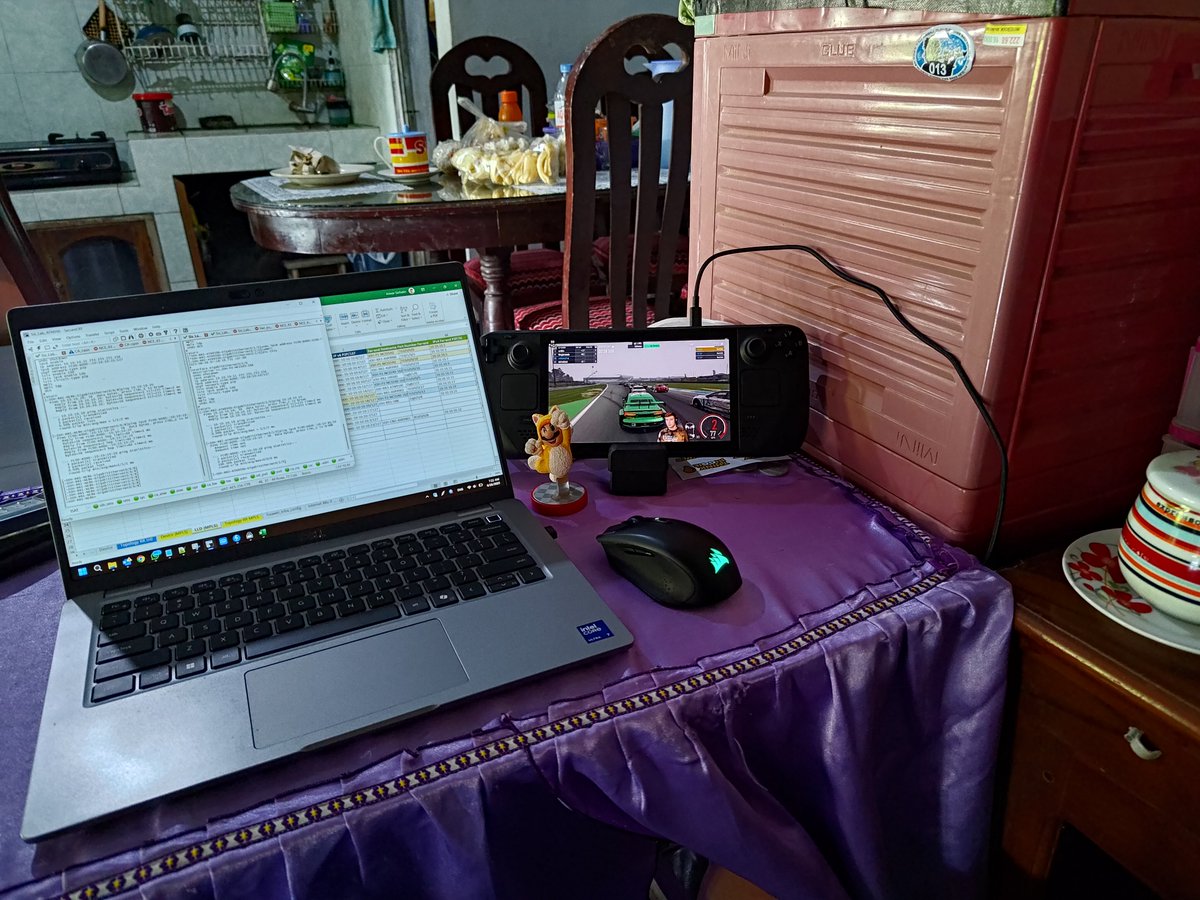 nge-setup remote lab pagi dari rumah disandingi kopi sama live streaming..