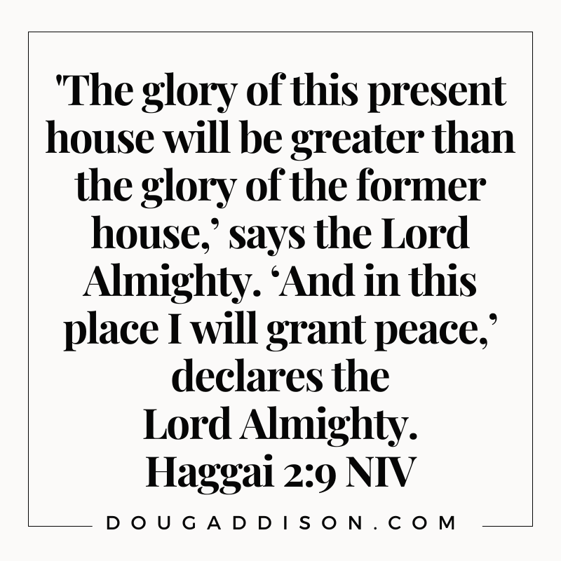 We desire to see revival, salvation &amp; greater glory come to the world. The greater glory is God’s power and presence.