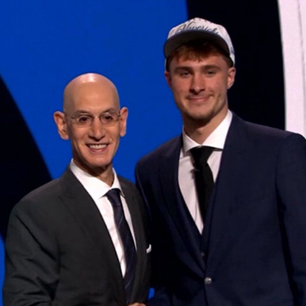 LDONC77's tweet photo. With the first pick in the 2025 Nba draft dallas mavericks select cooper flagg from DUKE 💙 https://t.co/PLxjo1FPSy