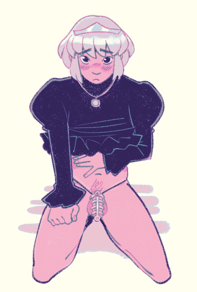 PRlNCUSSY's tweet photo. the best way to protect his virginity?

keep his cute little cock caged, of course ♡ https://t.co/QA4CmKqs1S