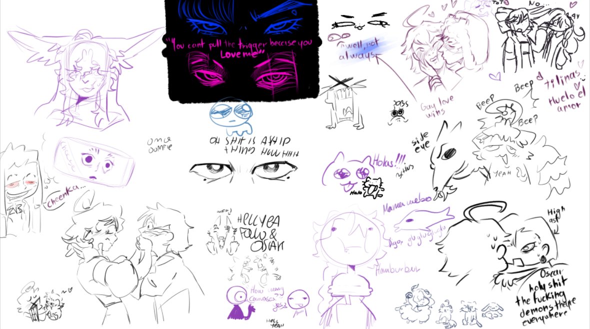 some magma drawings with <a href="/WolfoxPro_/">Wolfox</a>  <a href="/BroccolisArt/">broccoli's fast art - follo fan</a>  and <a href="/SalsaBolonesa_/">🪷</a> !!! we used 5 canvases i total lol, it was really fun drawing with u guys!