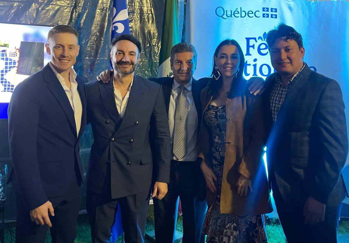 ⚜️🥳 Este año celebramos la Fiesta nacional de Québec en México y subrayamos el 4⃣5⃣aniversario de la Delegación General de Québec en México junto con nuestros socios y aliadxs ofreciendo una experiencia auténticamente quebequense con:

🧵1/2