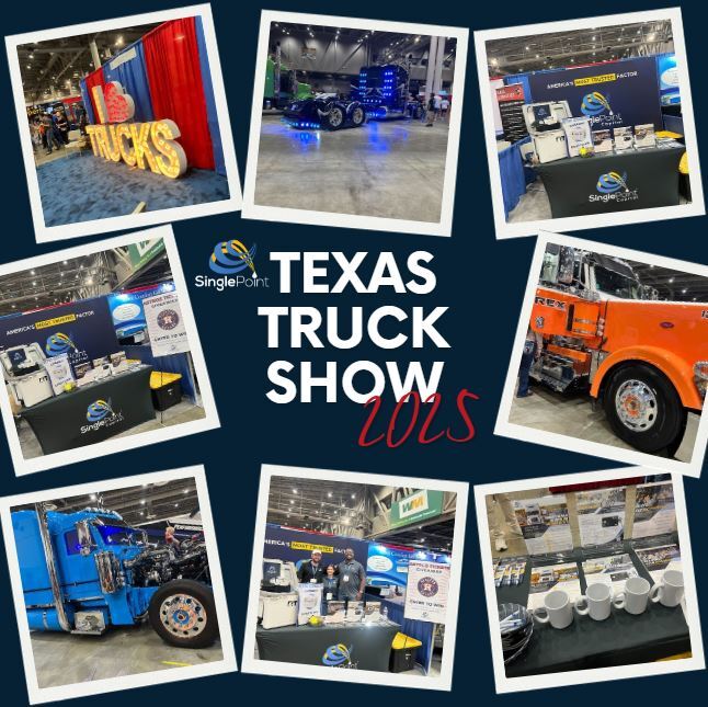 SinglePointLog's tweet image. We had a great time connecting with industry pros at the Texas Trucking Show! Thanks to everyone who stopped by—check out some highlights from the event!

#SinglePointLogistics #supplychain #logistics #TexasTrukingShow #trukingindustry #owneroperator #trucker