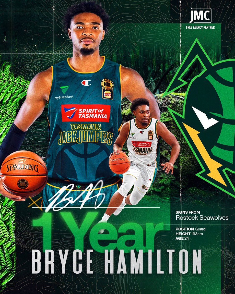 Welcome to Hamilton Island 🏝️

Former G League Guard Bryce Hamilton completes our NBL26 roster. 

📰 READ MORE JackJumpers.com.au/news/
