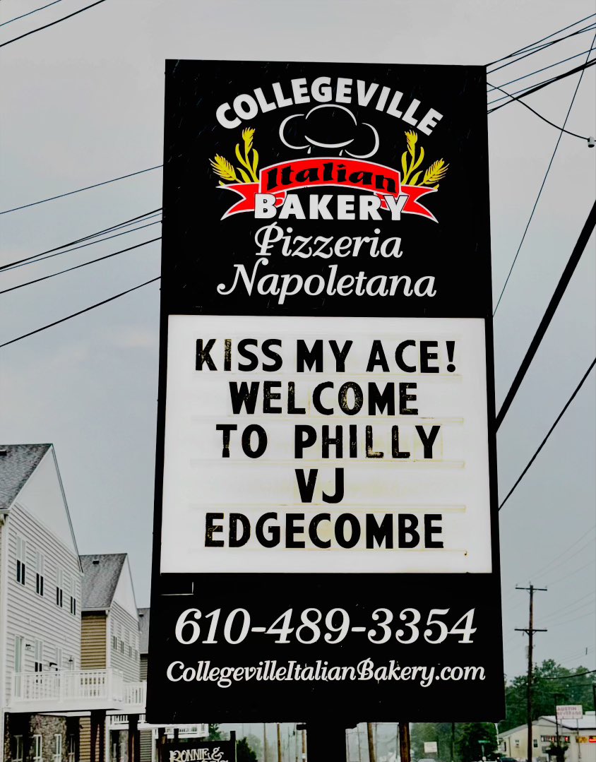 No caption needed!

#NBADraft #collegevilleitalianbakery #morethanabakery #sixers