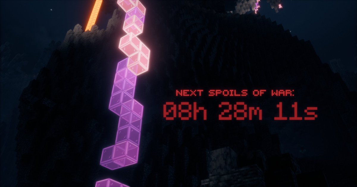 Spoils of War was introduced yesterday! Have you managed to get a crate yet?

If not, when one's on, do /pvp to enter the arena!