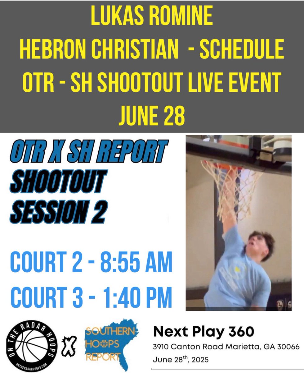 C. Miller (@atlallstars_) on Twitter photo Watch <a href="/lukasromine27/">Lukas Romine</a> LUKAS ROMINE - Hebron Christian
6’6 long and athletic. Runs well. Floor stretcher. @AtlAllStars <a href="/RYZEHoops/">RYZE Hoops</a> <a href="/TMarkwith14/">Trent Markwith</a> <a href="/OntheRadarHoops/">Shun Williams</a> <a href="/KyleSandy355/">Kyle Sandy</a> <a href="/RiseCircuit/">UA Rise Circuit</a> <a href="/hebron_hoops/">Hebron Lions Basketball</a> Watch <a href="/lukasromine27/">Lukas Romine</a> LUKAS ROMINE - Hebron Christian
6’6 long and athletic. Runs well. Floor stretcher. @AtlAllStars <a href="/RYZEHoops/">RYZE Hoops</a> <a href="/TMarkwith14/">Trent Markwith</a> <a href="/OntheRadarHoops/">Shun Williams</a> <a href="/KyleSandy355/">Kyle Sandy</a> <a href="/RiseCircuit/">UA Rise Circuit</a> <a href="/hebron_hoops/">Hebron Lions Basketball</a>