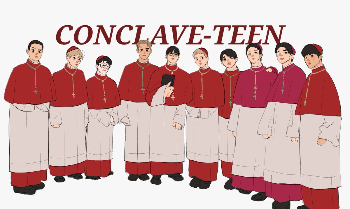 reminded I have free will so there's conclaveteen (I hope that using your hair up or whatever isn't a sin lmk...)