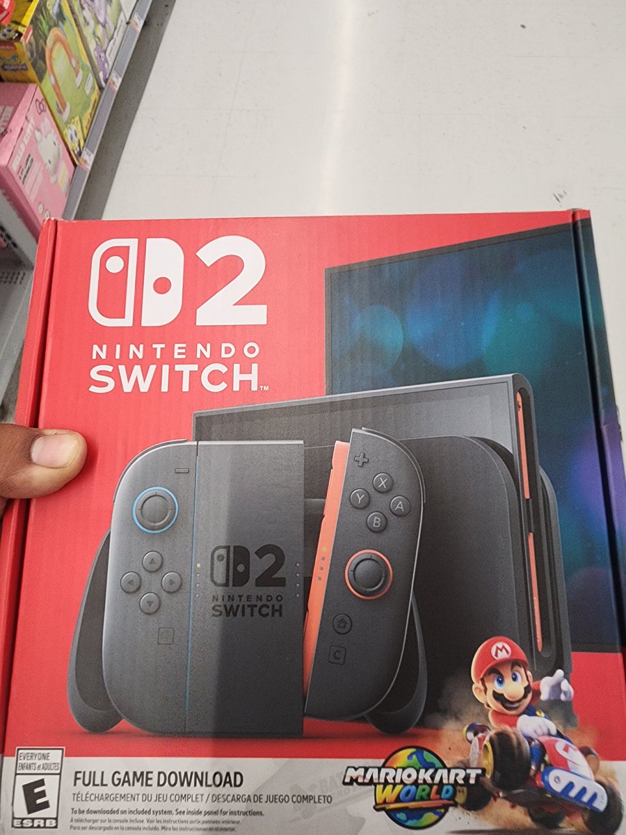 Majub408's tweet photo. Secured me a switch 2 😭 https://t.co/ZhFPZ0xVU9