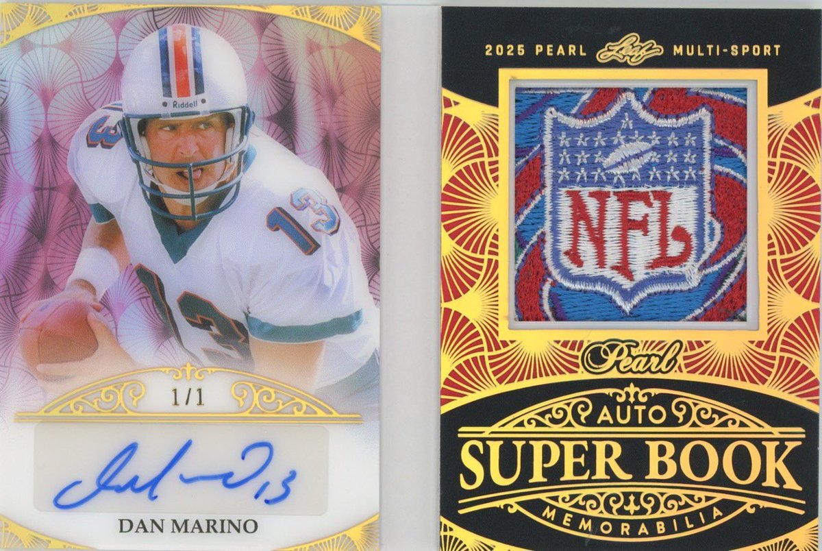 Leaf_Cards's tweet image. 2025 Leaf Pearl live card look in! The Super Books are……SUPER!