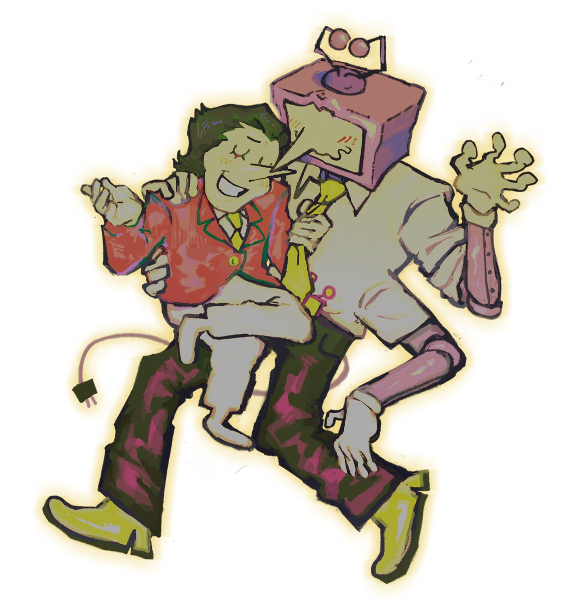 it's GAY time! 🐜📺❤️ ✉️❗️

#spamtenna #DELTARUNE #tenna #spamton