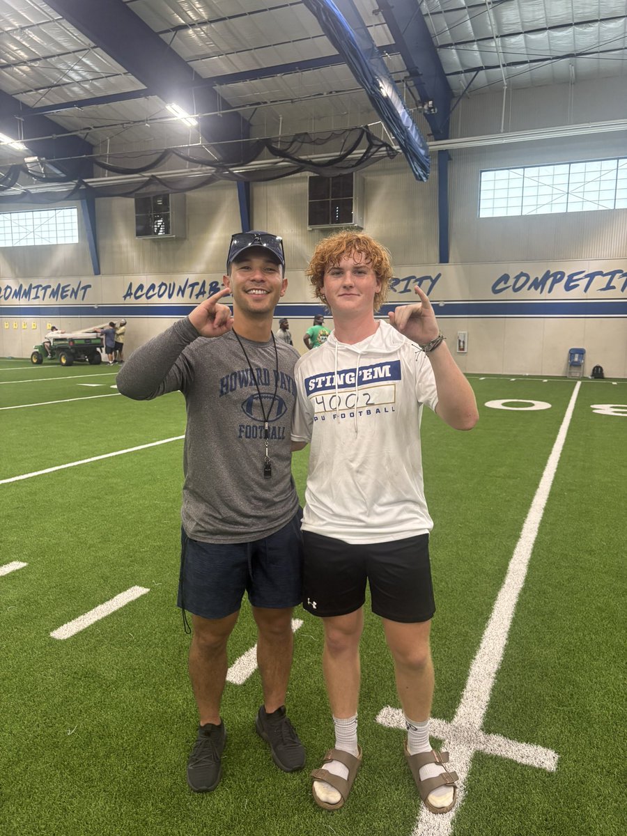 Brady Prazak - White Oak K 2026 (@bradyprazak2026) on Twitter photo #AGTG After a great camp and conversation with <a href="/CoachFujiwara/">Coach Fujiwara</a> I’m blessed to receive an official offer from Howard Payne University! #AGTG After a great camp and conversation with <a href="/CoachFujiwara/">Coach Fujiwara</a> I’m blessed to receive an official offer from Howard Payne University!