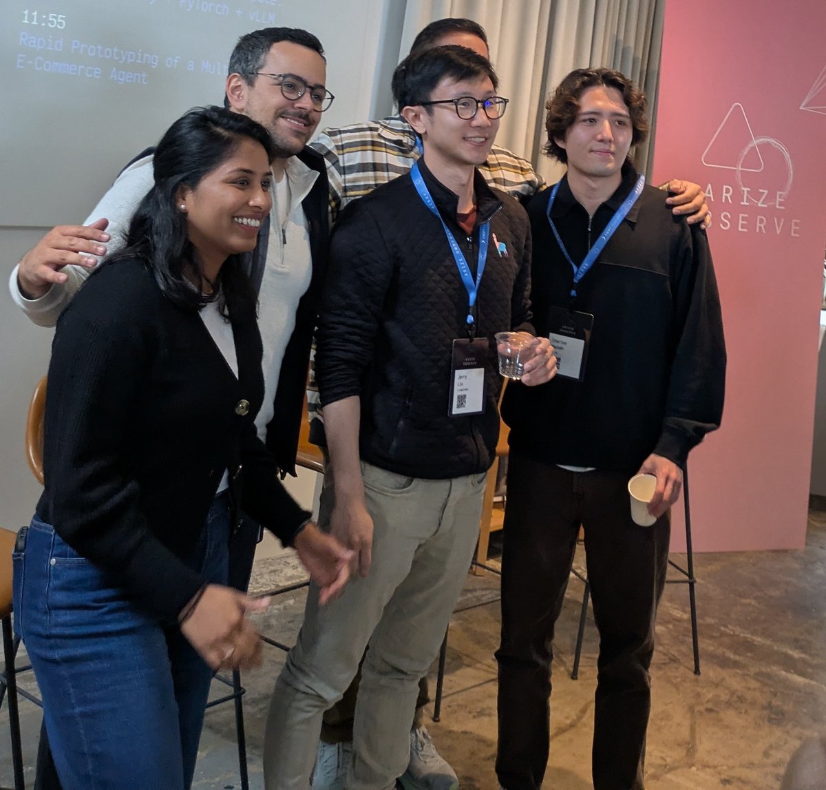 schwentker's tweet image. &quot;Agents are all about agency—if it’s not deciding, it’s not an agent.”
🔥 Thanks @joaomdmoura @aparnadhinak @jerryjliu0 @abhiaiyer @charlespacker &amp;amp; @ArizeAI for best panel @ #ArizeObserve2025. #AgenticAI #Frameworks