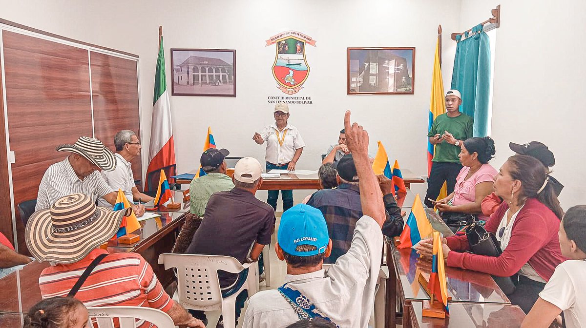 AgenciaTierras's tweet photo. Con la participación de más de 80 personas de procesos campesinos, rurales, étnicos y de género, conformamos el Comité Municipal de Reforma Agraria en San Fernando, un municipio del centro-sur del departamento de Bolívar, en la zona de desarrollo económico y social (ZODES) de la Isla de Mompox. 

#SomosReformaAgraria porque llegamos a cada rincón del departamento para generar espacios de concertación y diálogo con las comunidades.