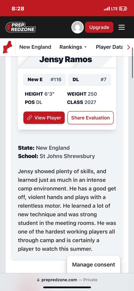 Jensy Ramos (@thejensyramos) on Twitter photo Thank you <a href="/PRZNewEngland/">Prep Redzone New England</a> for the write up. Always working. Went down to Louisiana and was very blessed to be coached by some of the best coaches in the country🙏 Thank you <a href="/PRZNewEngland/">Prep Redzone New England</a> for the write up. Always working. Went down to Louisiana and was very blessed to be coached by some of the best coaches in the country🙏