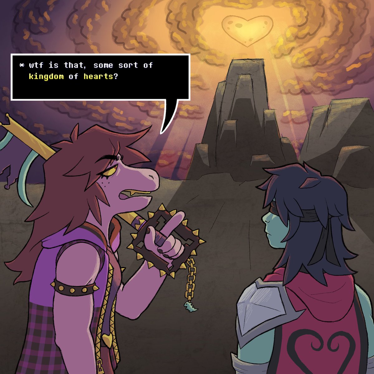 Say fellas, did somebody mention the fountain of darkness?

#deltarune