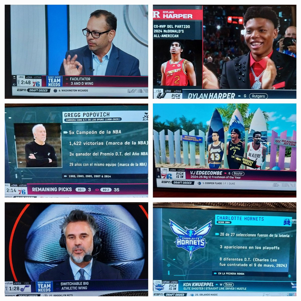 yaguemx's tweet photo. #NBAxESPN 🏀
Disfrutando el #DraftxESPN 2025 con el gran y excelente equipo del líder mundial en deportes @ESPNmx 📺 gran transmisión 👌👍
@KatiaCastorena 🎙
@PabloViruega 🎙
@TapaNava 🎙
@SebastianMCESPN 🎙
@soyleomontero 🎙 https://t.co/km4oAaVkP8