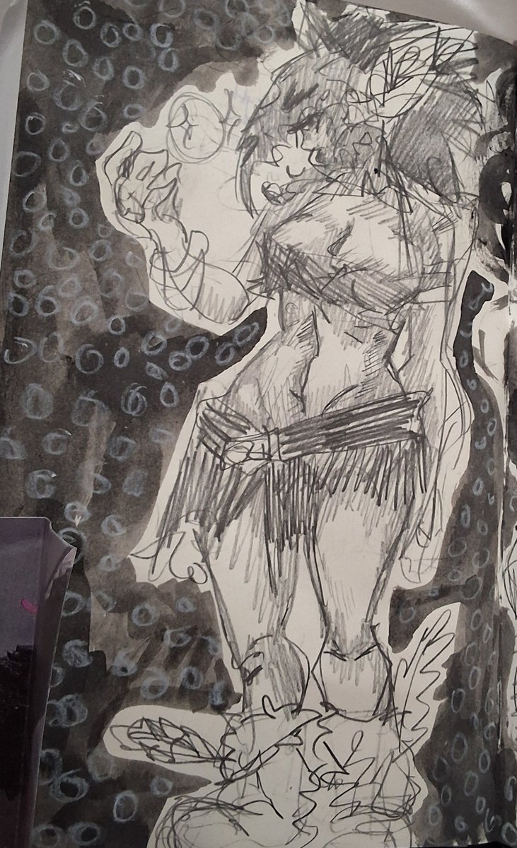 0moonmilk0's tweet photo. I love doodling with my new pencil when I actually have the right graphite in it I love my friend for kindly giving me the right one 😭

#pencil #doodle #sketch #woman https://t.co/v5PYz0g9KJ
