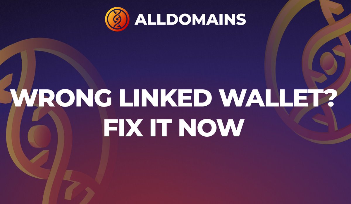 If you're an AllDomains Experience enjoyooor on <a href="/EclipseFND/">Eclipse (🐮,🌑)</a> or <a href="/monad_xyz/">Monad ⨀</a>

Just know that you can change your connected Solana wallet now in your dashboard, in case you connected a wrong one

✅ Revisit the “Connect Wallet” task in your Profile and update it
