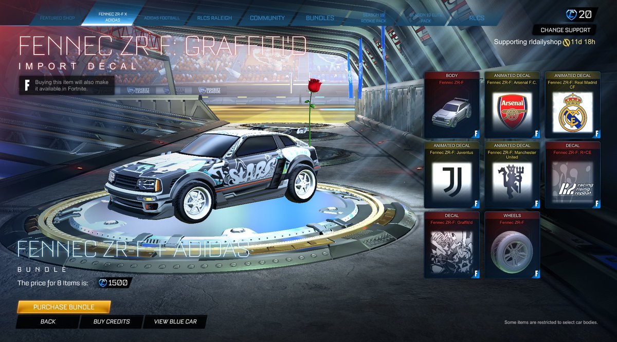 Rocket League Shop tweet media