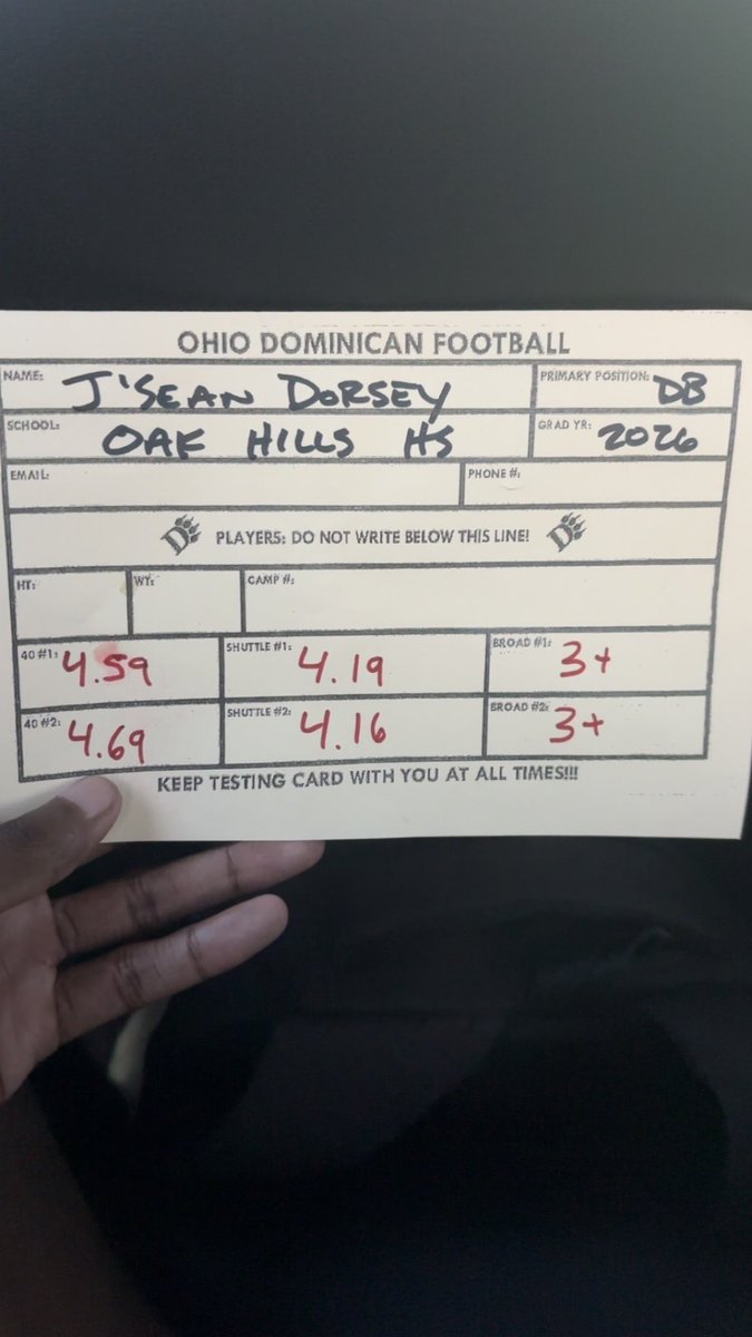 IamJseanDorsey's tweet image. Had a great day today with @OhioDominicanFB with some friends can’t wait to come back for game day!
@OakHillsFB
@CoachDanScholz