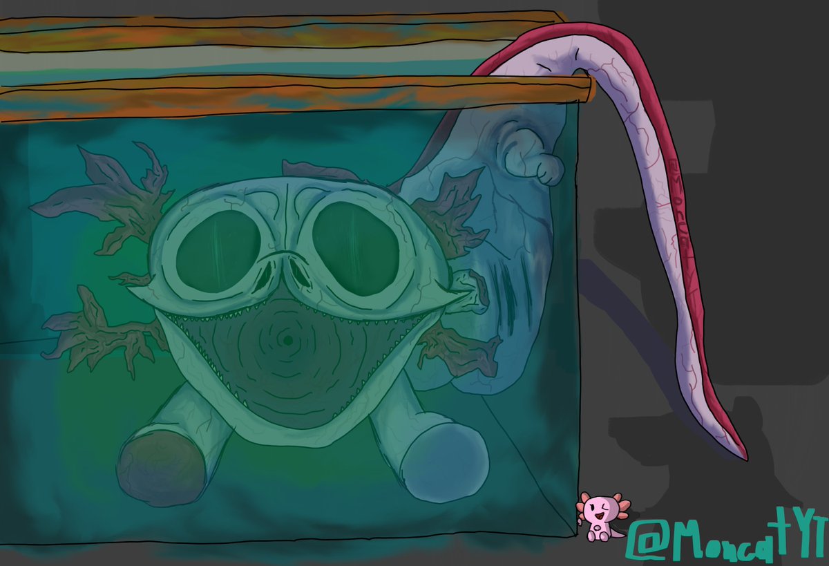 MoncatYT's tweet photo. "Deepsorb... Cuando sientas que el agua del lago esta turbia, revisa si el tanque aun esta lleno... y por favor, quita ese peluche"

Les gusta?

#DibujoDigital #ArtistaHispano #ArteOriginal #OC #HorrorArt #DarkArt  #CreatureDesign #HorrorCharacter #CreepyArt #MonstruosOriginales https://t.co/f977HVKvjI