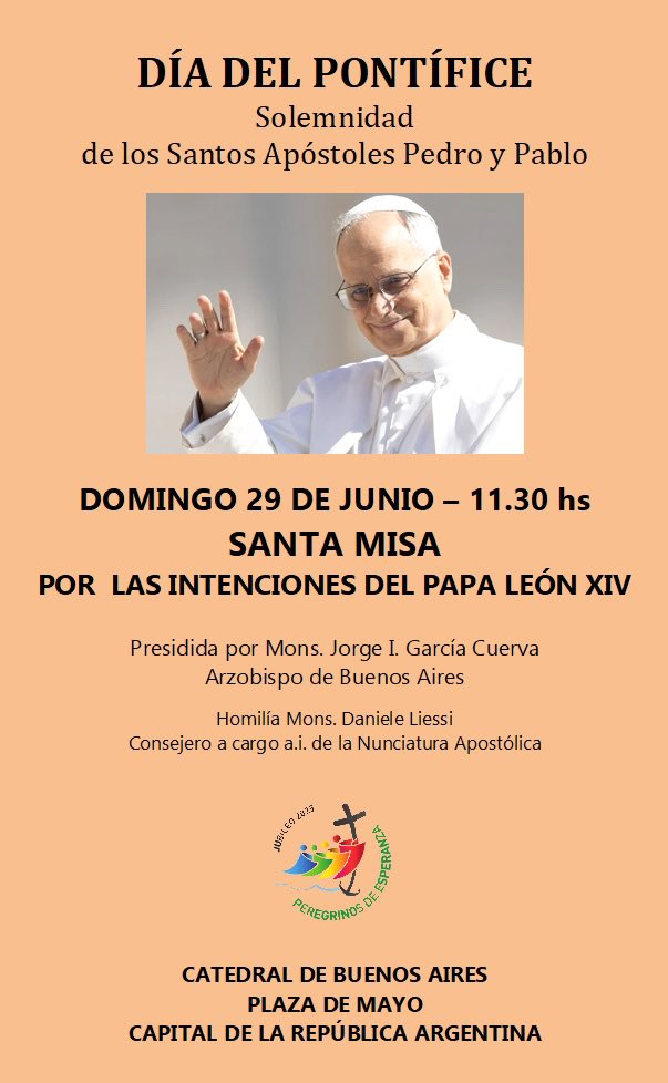 PAlejandroRusso's tweet photo. Día del Pontífice https://t.co/AVr0dMOzeU