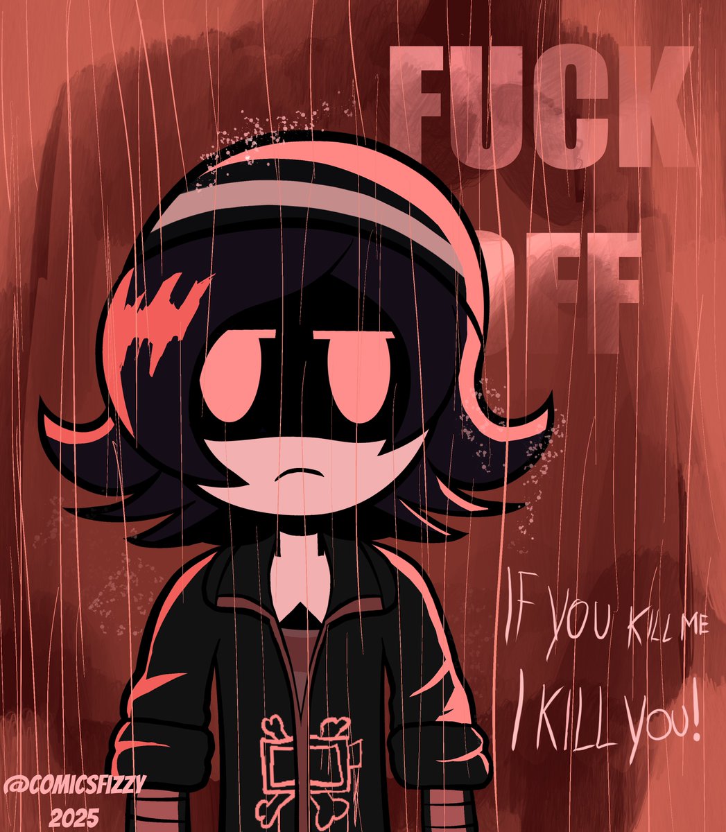 ComicsFizzy's tweet photo. Edgy Uzi moment.
'If you kill me, I kill you.

#MurderDrones #UziDoorman #art #Fanart #DigitalArt #ArtSharing #IndieAnimation #GlitchProductions #ArtCommunity #MurderDronesFanart https://t.co/vSFvQppz6l