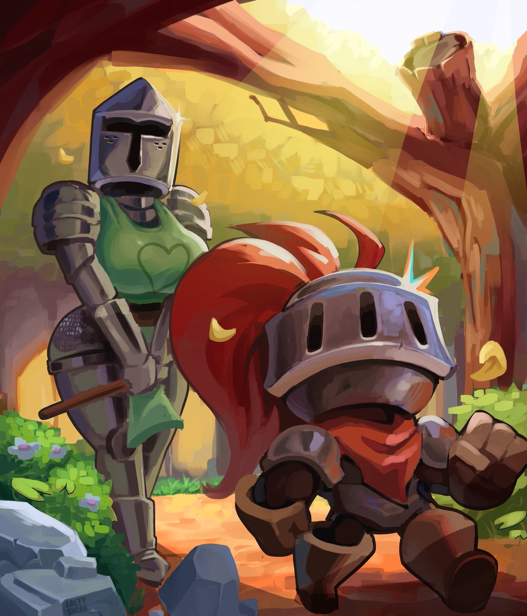 SaltyShorks's tweet image. Pebbles and Bell going on an adventure. Characters belong to @AtasticForReal