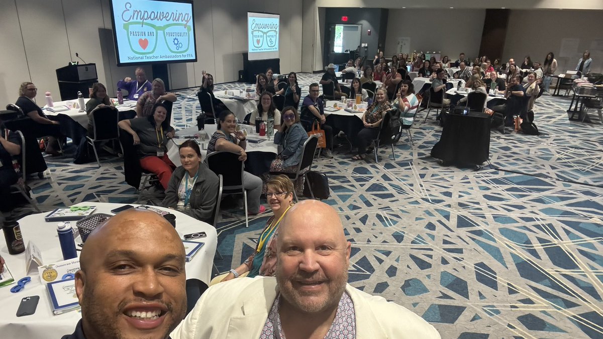 Day 2 of <a href="/NationalFFA/">National FFA</a> Teacher Ambassador Training
Back in Indy for Year ✌️as a National Teacher Ambassador — and it hits different.
Grateful to reunite with old friends, connect with new ones, and feel the evolution — in myself, in this program, and in the impact we’re making.
