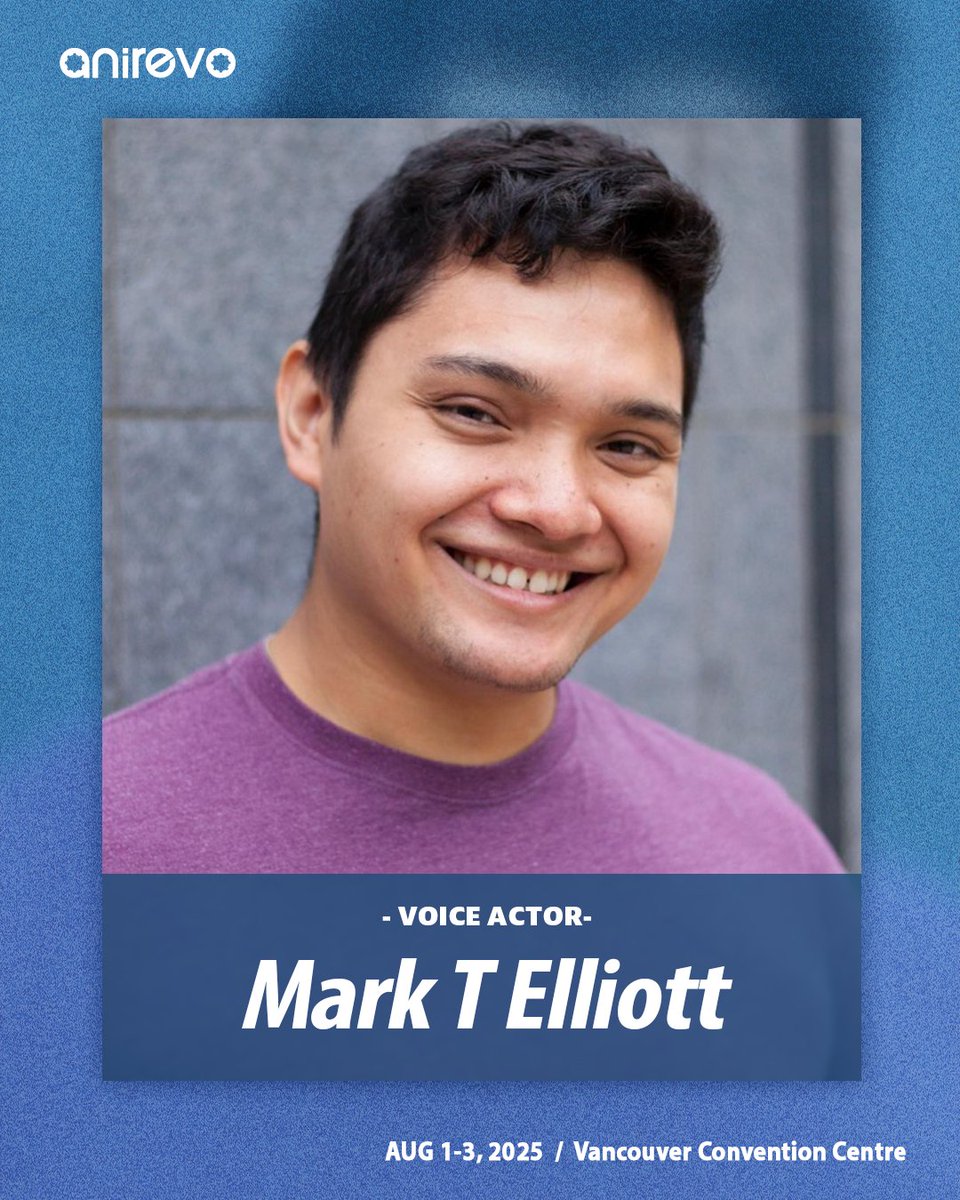 AnimeRevCanada's tweet image. 🎙️Mark T. Elliott is joining us at #ARV2025!
A graduate of On The Mic Training, @BookMarkVO's voice has been heard on Disney dubs, NHK Japan, the Cipher series & BC’s Return-It campaign.
Catch him live this summer at #AnirevoVancouver! #OTM