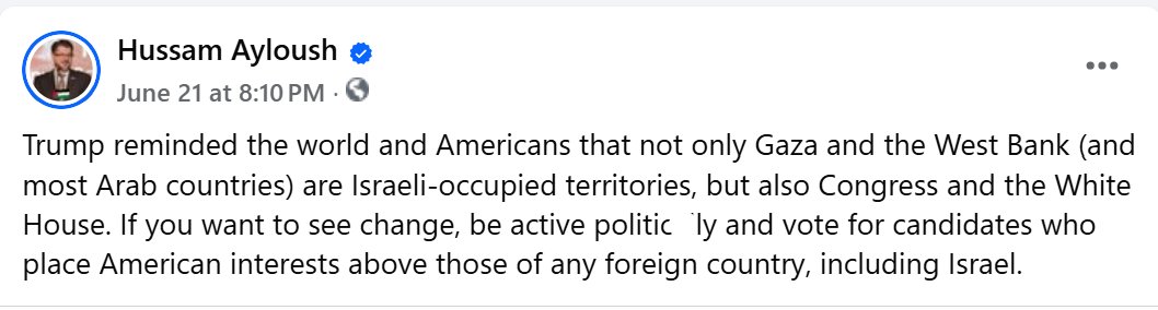 Only an immoral supporter of the apartheid state and its genocide would disagree with this statement: