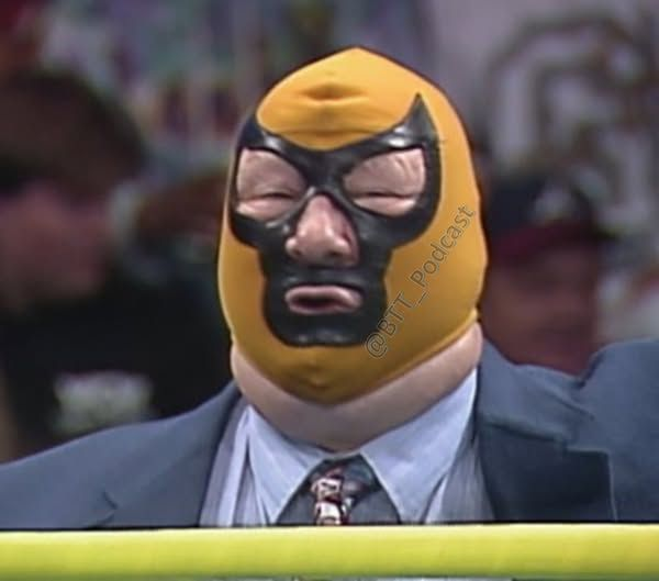 We were recording last night's episode and if you're not a Patron, these are the things you miss out on. The visual and then Harper and Doc reacting to whatever the f--k this is... That poor mask needs relief. 
<a href="/Mike504Saints/">Mudshow Mike Mills</a> <a href="/TheWPAN/">The WPAN</a> 
#MaskedAssassin tinyurl.com/PatreonBTT