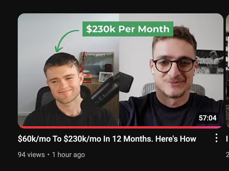 $60k/mo -&gt; $230k/mo 

All from paid ads
