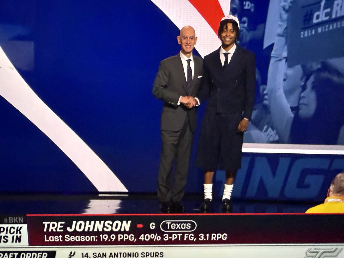 HeadsUpSI's tweet image. And with the 6th pick in the NBA Draft....the Washington Wizards select...

TRE JOHNSON, UNIVERSITY OF TEXAS ‼️‼️

Let&apos;s get it District of Colimbia a DAWG is on the way!!