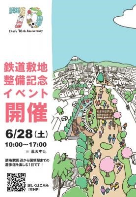 chofukankou's tweet image. 【6月28日(土)鉄道敷地整備記念イベントの開催】
京王線の線路跡地の整備完了を記念したイベントを開催します。水木しげるゾーンでは鬼太郎たちに会えるグリーティング,映画のまちゾーンでは甲冑・姫衣装などの着付けを体験できるイベントを行います。
HP city.chofu.lg.jp/080040/p052111…
#調布…
