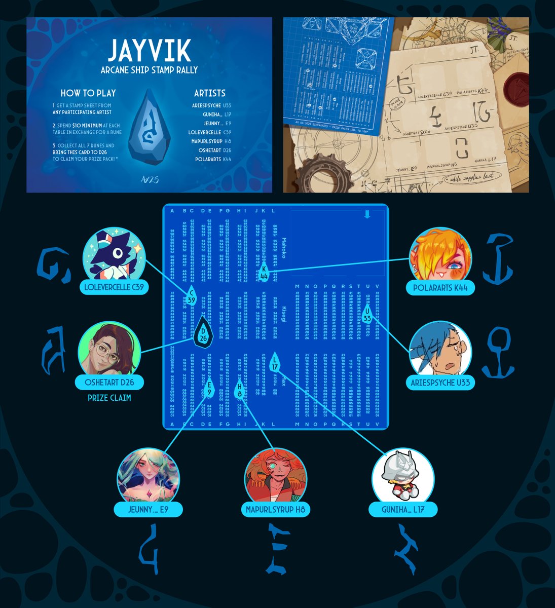 ox_and_free's tweet image. If you're going to #AnimeExpo2025 come visit me at D26 and play our #jayvik rally!