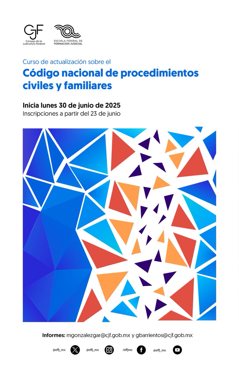 Escuela Nacional de Formación Judicial tweet media