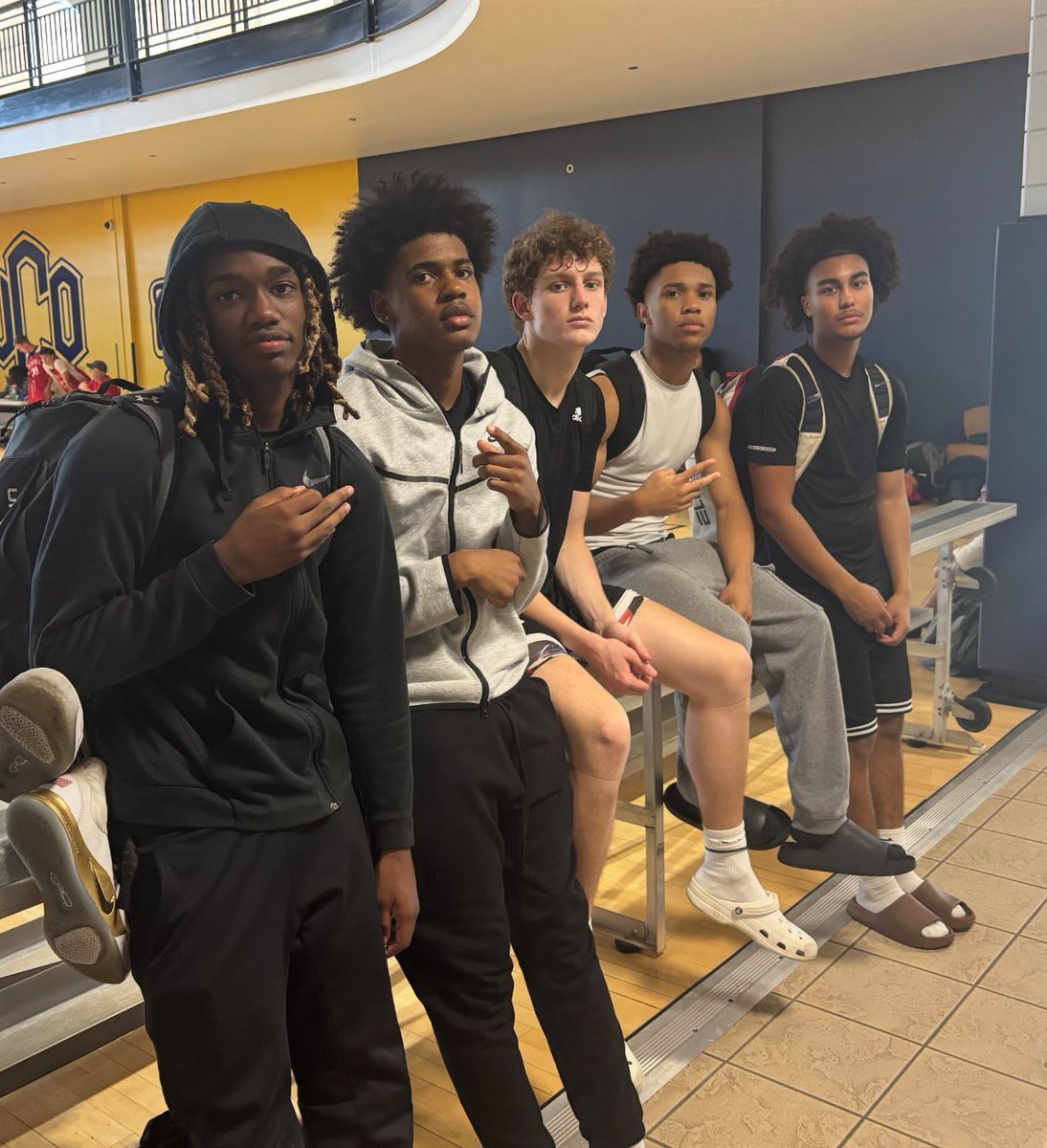 Tony From Texas (@tony_mach1) on Twitter photo These dudes were balling at the <a href="/UCOMBB/">UCO Men's Basketball</a> camp. 8 games in 3 days. 7-1 recordโฆThey beat the 6A champs and runner ups in OKL last year. #ElevaTEU
<a href="/BrysonNickerson/">Bryson Nickerson</a> <a href="/DMauriEvans07/">DโMauri Evans</a> <a href="/DylanPipkins/">Dylan Pipkins</a> <a href="/Jaydenmiller26/">Jayden Miller</a> <a href="/treyski_3_smith/">Trey Smith</a> <a href="/BasketballatKHS/">Kennedale Basketball</a> These dudes were balling at the <a href="/UCOMBB/">UCO Men's Basketball</a> camp. 8 games in 3 days. 7-1 recordโฆThey beat the 6A champs and runner ups in OKL last year. #ElevaTEU
<a href="/BrysonNickerson/">Bryson Nickerson</a> <a href="/DMauriEvans07/">DโMauri Evans</a> <a href="/DylanPipkins/">Dylan Pipkins</a> <a href="/Jaydenmiller26/">Jayden Miller</a> <a href="/treyski_3_smith/">Trey Smith</a> <a href="/BasketballatKHS/">Kennedale Basketball</a>
