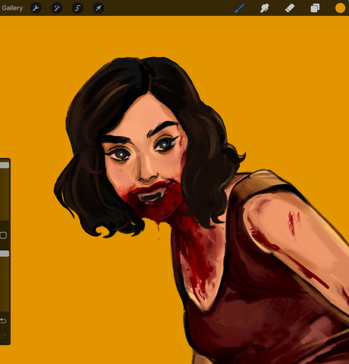 __folil's tweet image. Did a drawing of mary from #sinners …

better late than ever doing fanart for sinners peak movie