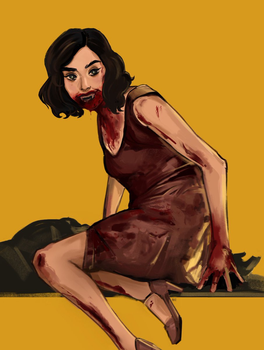 __folil's tweet image. Did a drawing of mary from #sinners …

better late than ever doing fanart for sinners peak movie