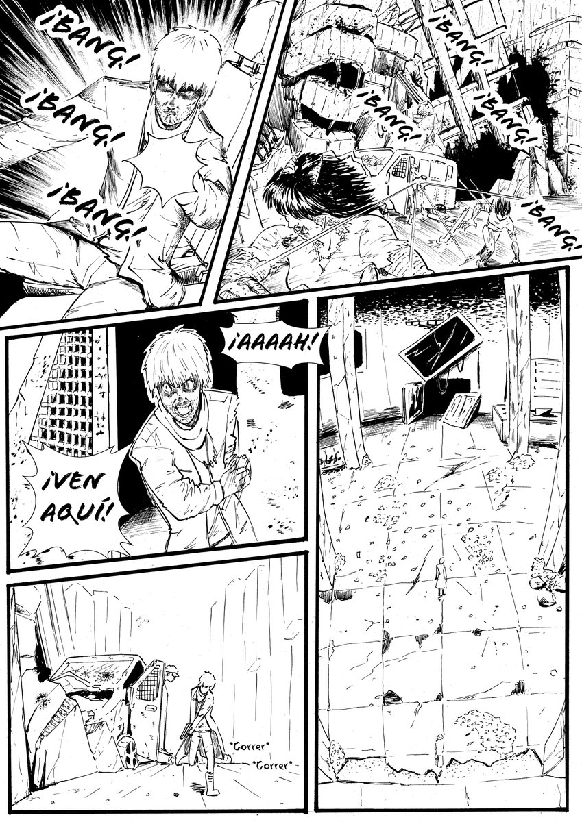 JaniceQuinteros's tweet photo. "36 Días - capitulo 01"                   
Pag: 70-73  
IG: janice_qw       
#36dias #if #tinta #plumilla #guerra #ink #nib #blackandwhite #war #apocalypse #drawing #ilustration #zombie #ペン先 #インク https://t.co/10G3n1sS0s