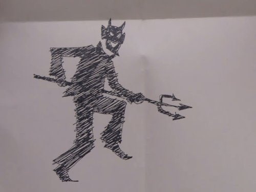 Shawn’s devil drawing #PsychRewatch
