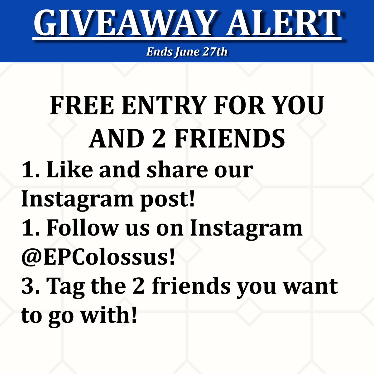 STierEvents's tweet image. Don't Forget to check out the giveaway on instagram it ends soon! And sign up to not miss out on the Standard Reg!