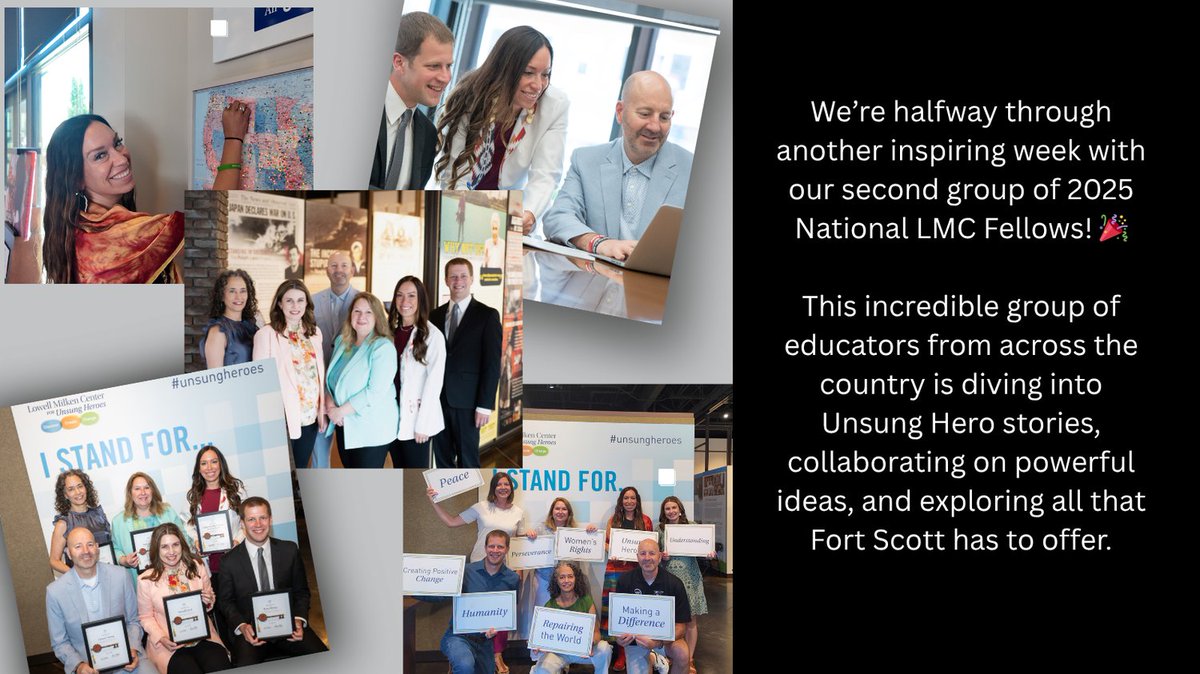 We can’t wait to see the impact they’ll make in their schools and communities. Stay tuned, there’s more to come!

#LMCFellows #UnsungHeroes #TeacherLeaders #ProjectBasedLearning #FortScottKS